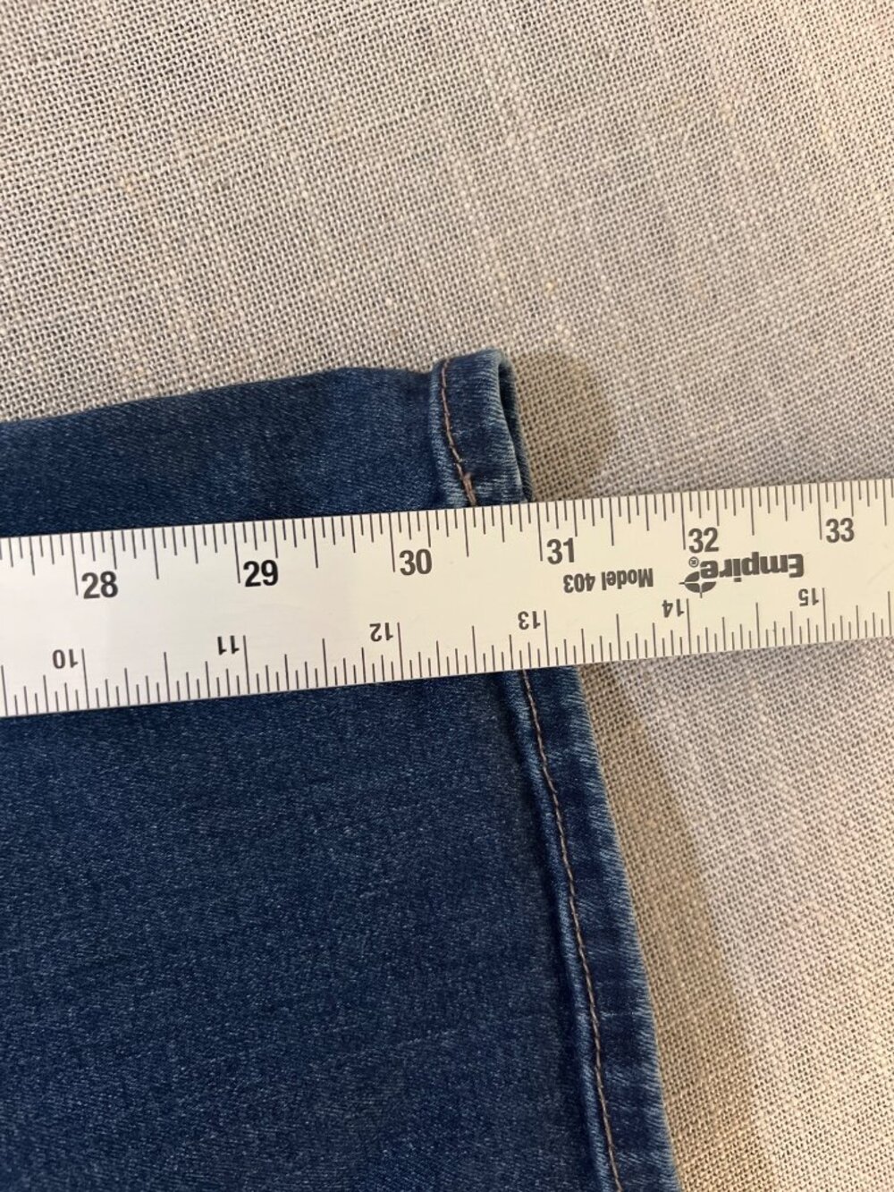 NYDJ Marilyn straight jeans size 12 blue denim - Picture 5 of 9
